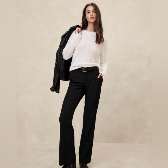 NWT! Banana Republic Black Giovanna Sculpted Bootcut Pants - Multiple 🧡 - Picture 1 of 8